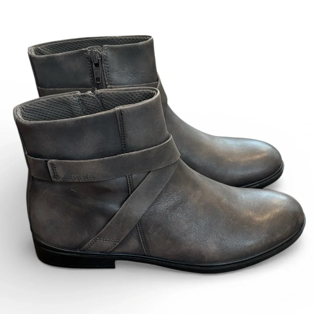 Ecco Touch 15 Ankle Booties Women's 37 (6-6.5) Warm Gray Booties